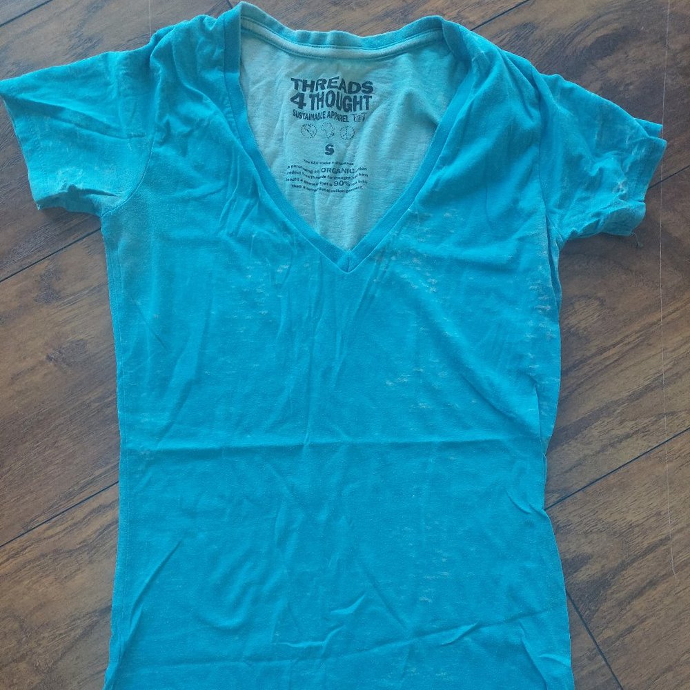 Threads 4 Thought burn out short sleeve tee t-shirt